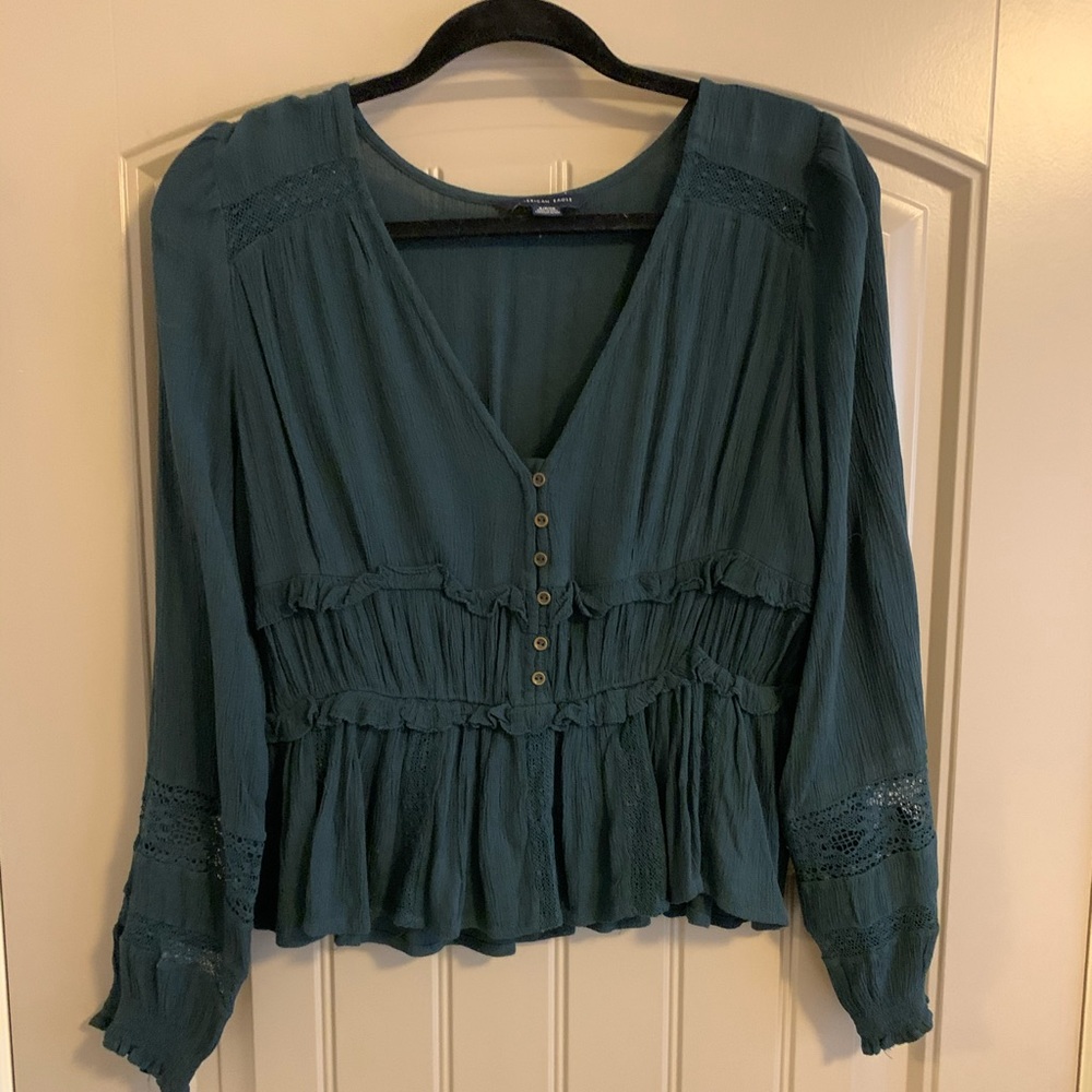 Long sleeve blouse